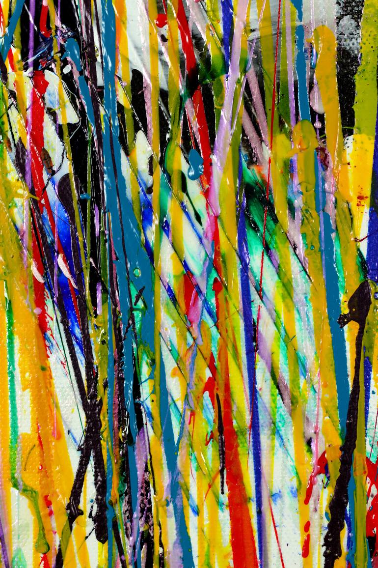 Original Abstract Expressionism Abstract Painting by Nestor Toro