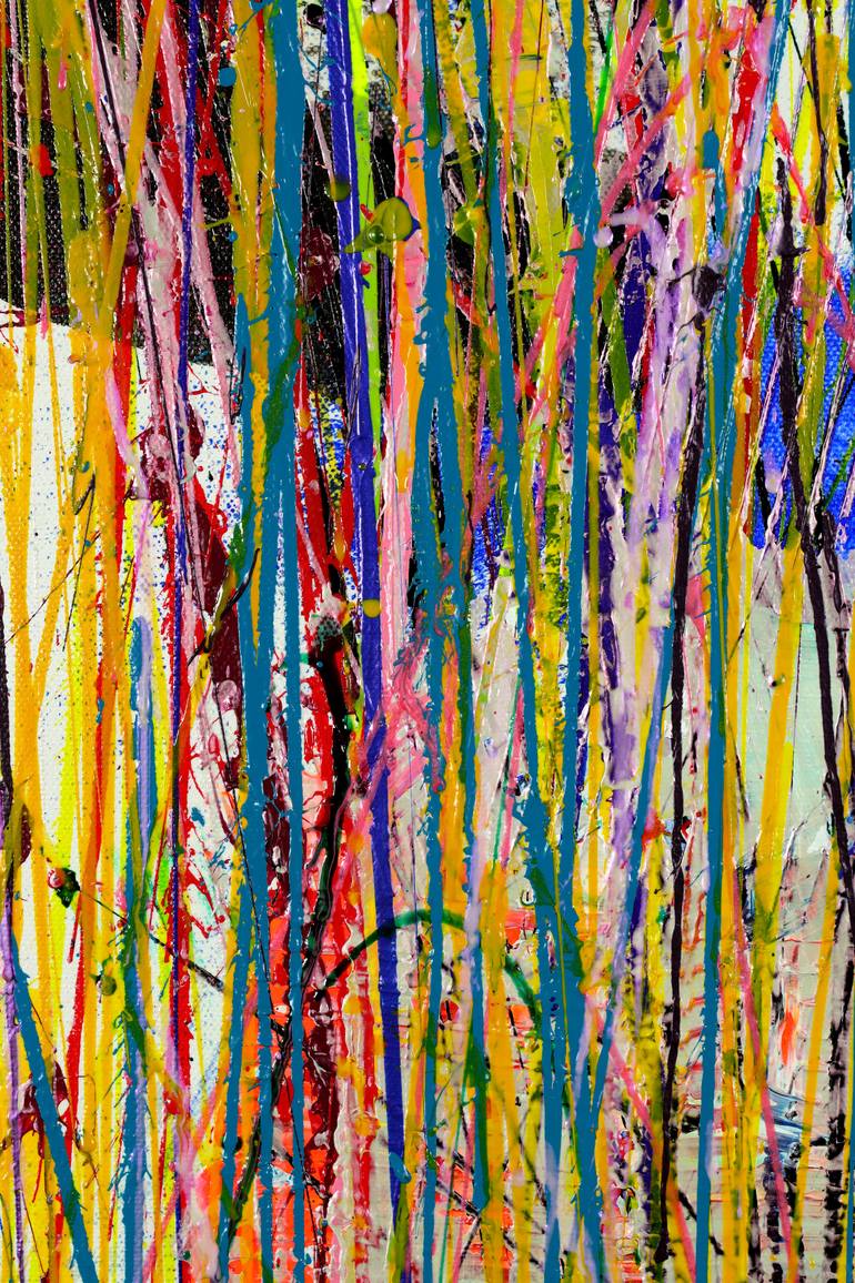 Original Abstract Expressionism Abstract Painting by Nestor Toro