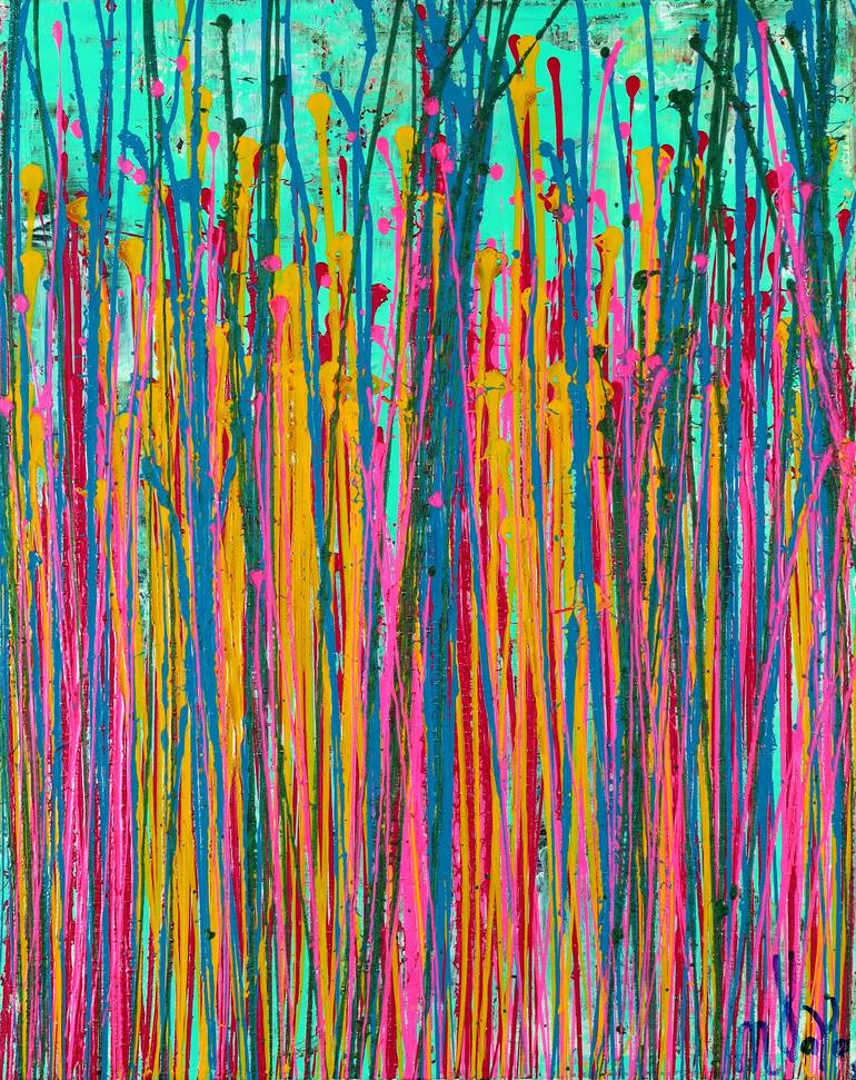 Print of Abstract Expressionism Abstract Paintings by Nestor Toro