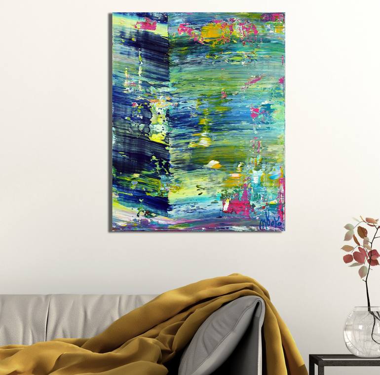 Original Abstract Nature Painting by Nestor Toro