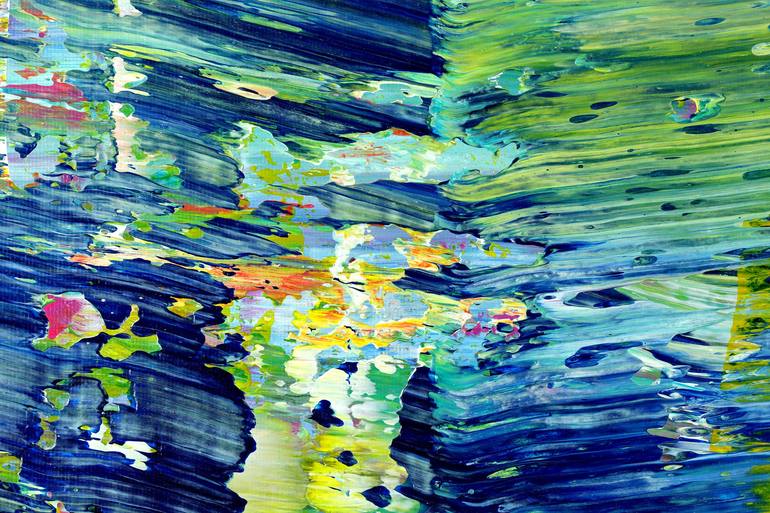 Original Abstract Nature Painting by Nestor Toro