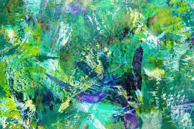 Original Abstract Nature Painting by Nestor Toro