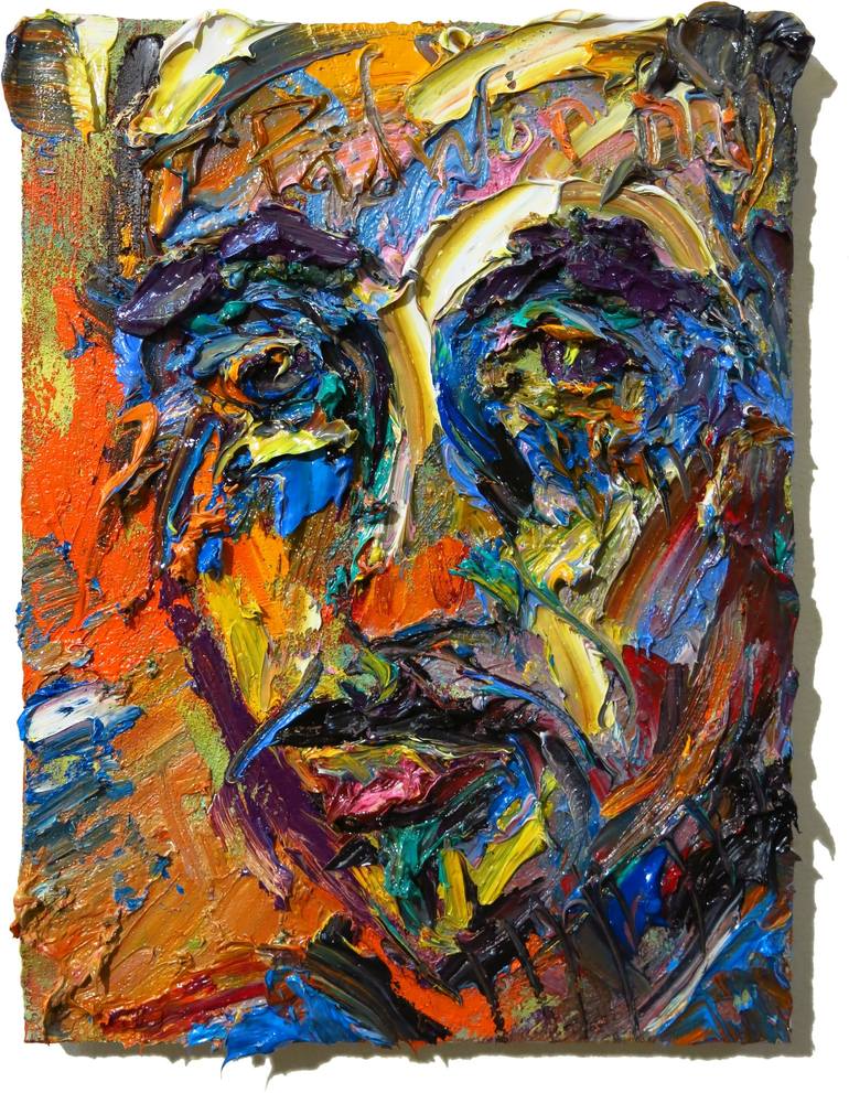 m1132 - Original Oil Painting impressionism portrait face art Painting ...