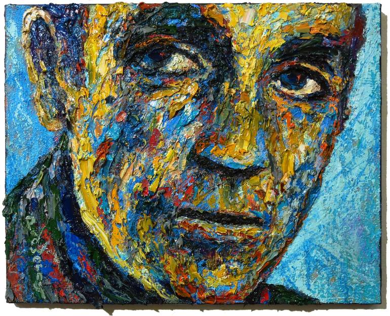 Original Art expressionist outlet portrait