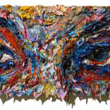 m1139 - Original Oil Painting eyes portrait impressionism by David Padworny