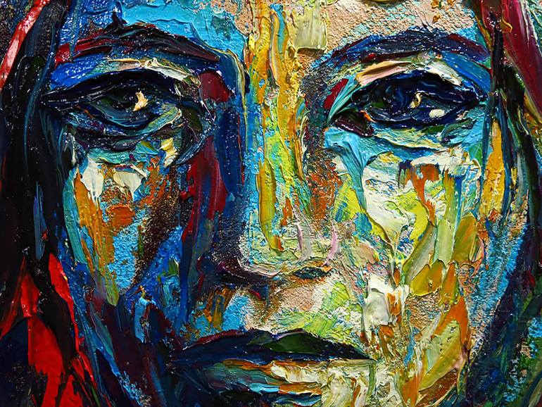 Original Portraiture People Painting by David Padworny