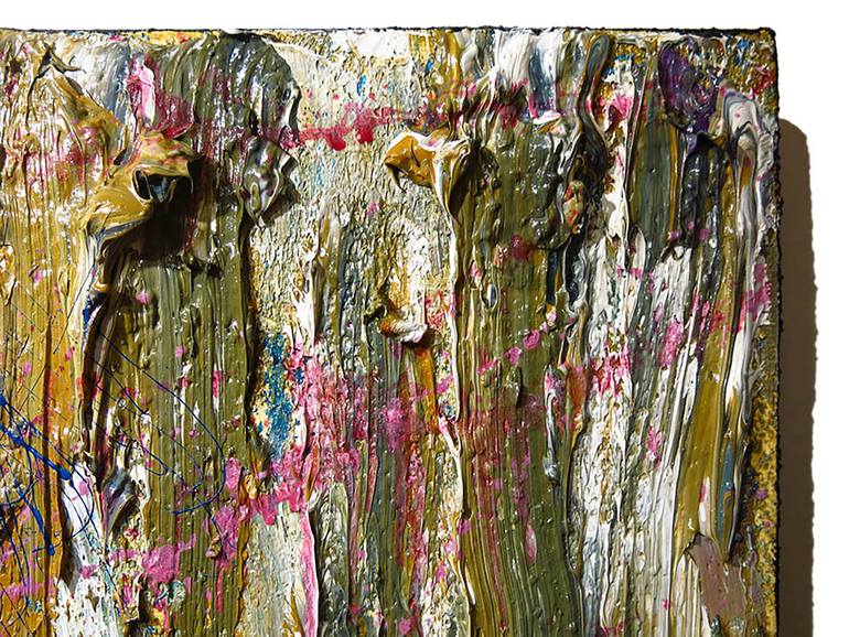 Original Abstract Expressionism People Painting by David Padworny