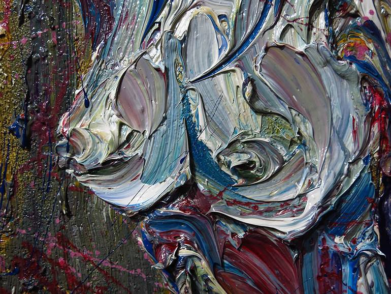 Original Abstract Expressionism People Painting by David Padworny