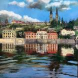 View to Vyšehrad by Martina Krupickova