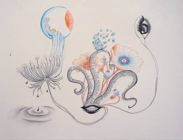 Original Conceptual Fantasy Drawings by Marian M Canizares