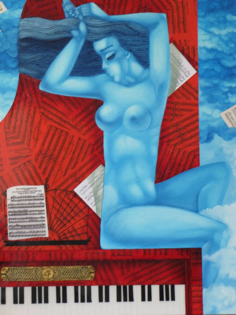 Original Fine Art Erotic Painting by Stefan Georgiev