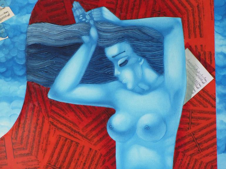 Original Fine Art Erotic Painting by Stefan Georgiev