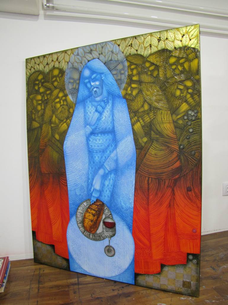 Original Fine Art Religion Painting by Stefan Georgiev