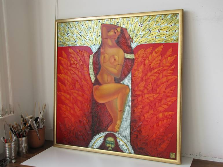 Original Conceptual Religion Painting by Stefan Georgiev