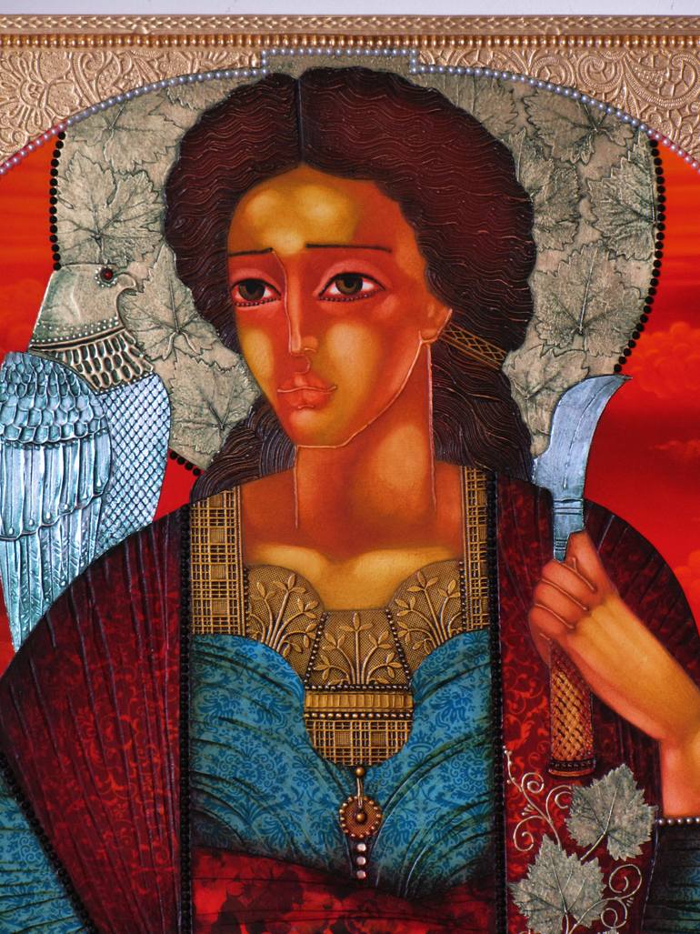 Original Figurative Religion Painting by Stefan Georgiev