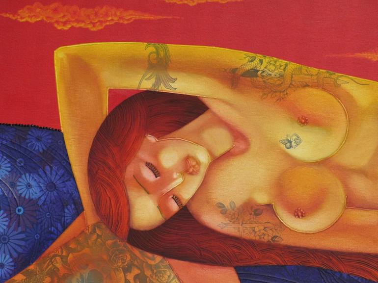 Original Nude Painting by Stefan Georgiev