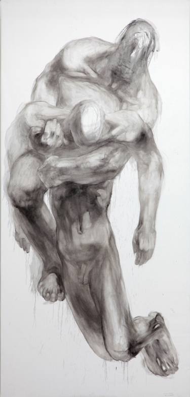 Original Figurative Body Paintings by Ventsislav Zankov