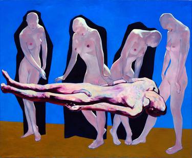 Print of Figurative Erotic Paintings by Ventsislav Zankov