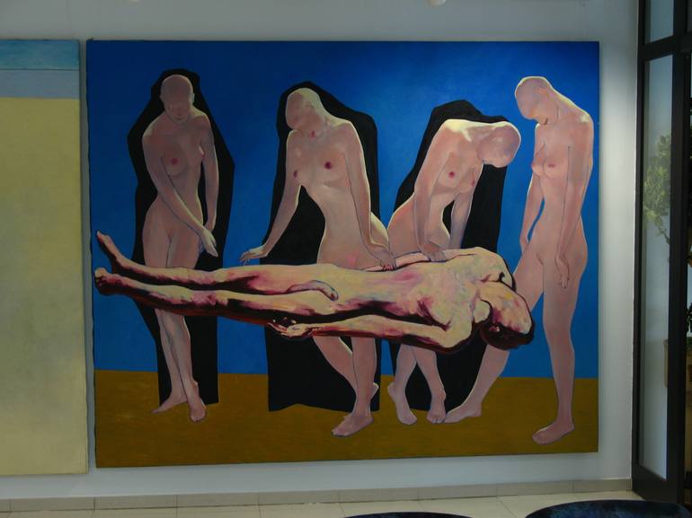 Original Figurative Erotic Painting by Ventsislav Zankov