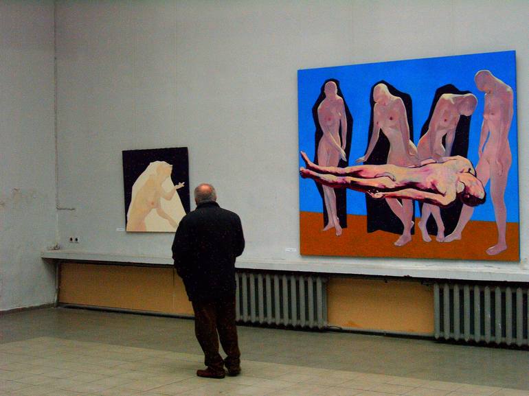 Original Erotic Painting by Ventsislav Zankov