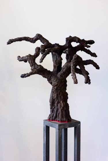 Saatchi Art Artist Ventsislav Zankov; Sculpture, “tree 6, H57x83x60cm, cast iron, 2020” #art