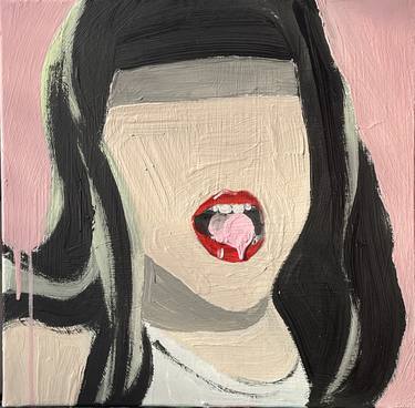 Original Figurative Cartoon Painting by Simone Kocher