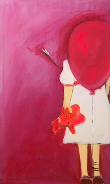 Original Figurative Children Paintings by Simone Kocher