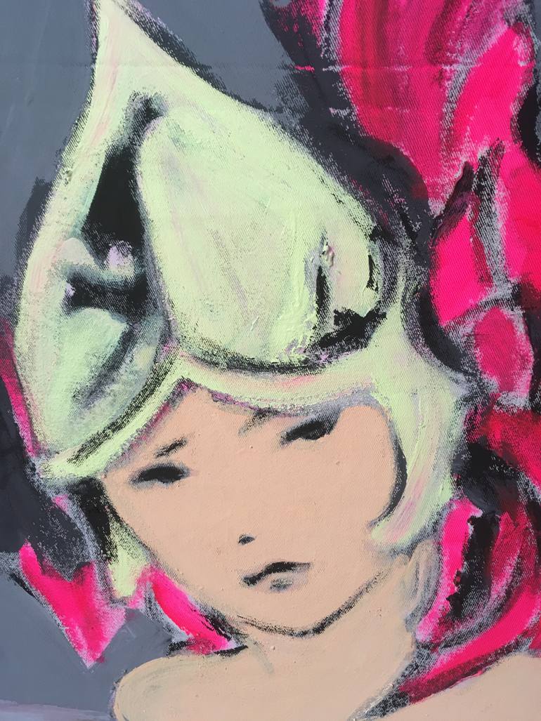 Original Figurative Cartoon Painting by Simone Kocher