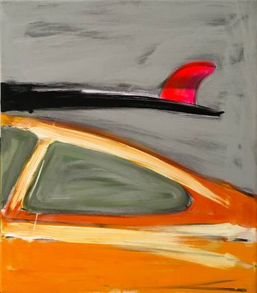 Original Figurative Car Paintings by Simone Kocher