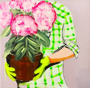 Print of Figurative Floral Paintings by Simone Kocher