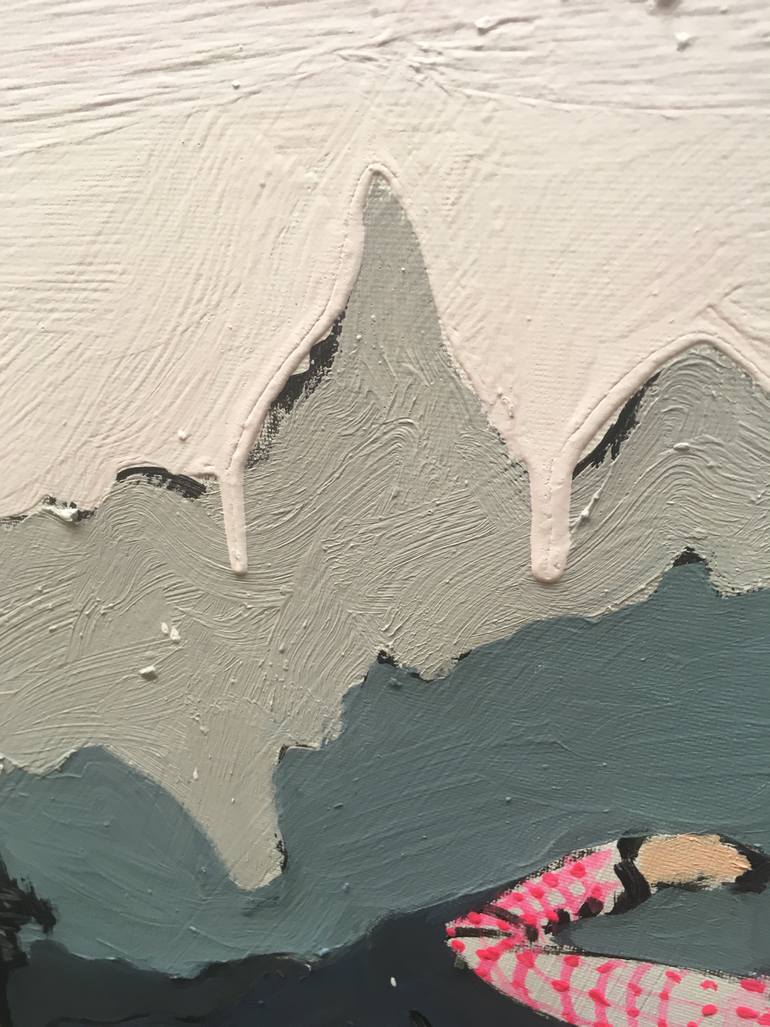 Original Minimalism Nature Painting by Simone Kocher