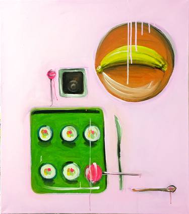 Original Figurative Food Paintings by Simone Kocher