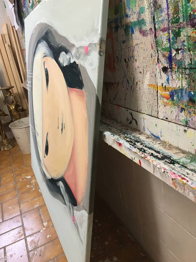 Original Figurative People Painting by Simone Kocher