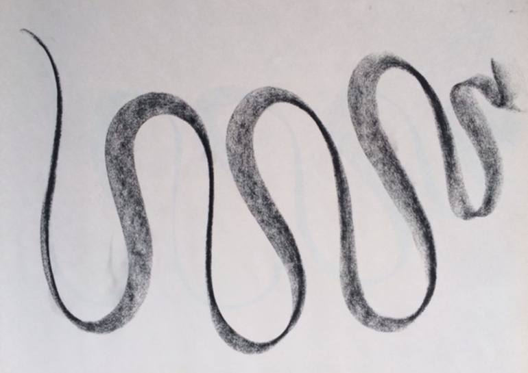 sidewinder snake drawing