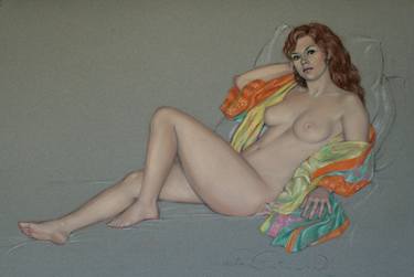 Original Realism Nude Paintings by Victoria Fontaine-wolf