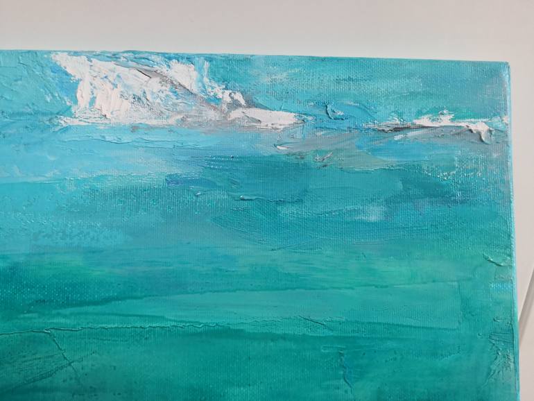 Original Abstract Landscape Painting by Kinga Wnuk-Moskalska