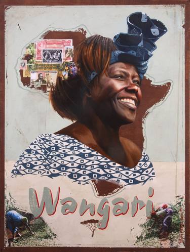 Saatchi Art Artist Jules Arthur; Paintings, “Wangari” #art