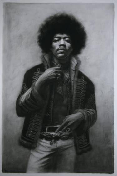 Saatchi Art Artist Jules Arthur; Drawings, “Jimi Hendrix” #art
