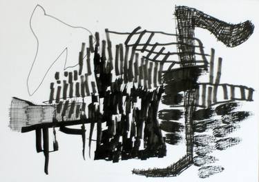 Original Abstract Drawings by Rolf Lorentzen