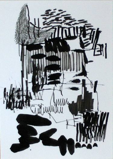 Original Abstract Drawings by Rolf Lorentzen