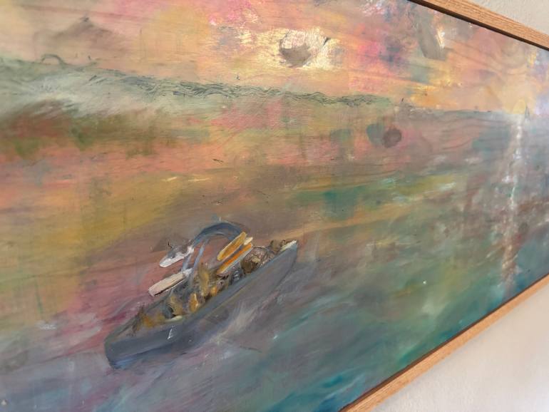 Original Contemporary Boat Painting by Megan Connor