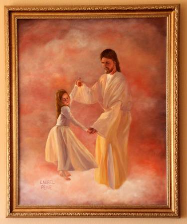 Original Religious Painting by Laurel Peine