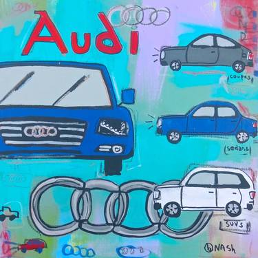 Original Pop Art Car Paintings by Brian Nash