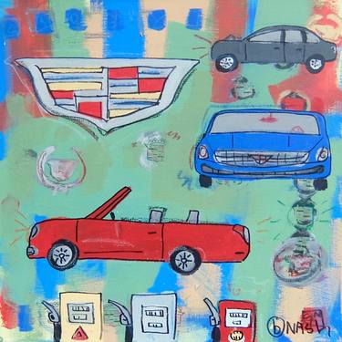 Original Folk Automobile Paintings by Brian Nash