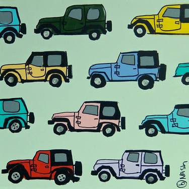 Print of Automobile Paintings by Brian Nash