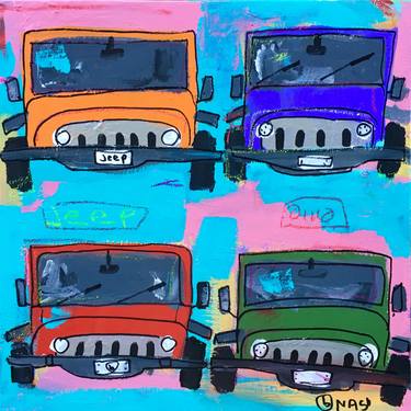 Print of Pop Art Automobile Paintings by Brian Nash
