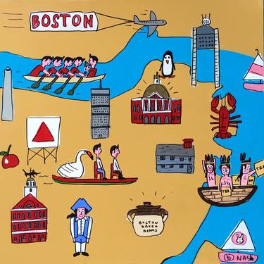 Print of Pop Art Places Paintings by Brian Nash