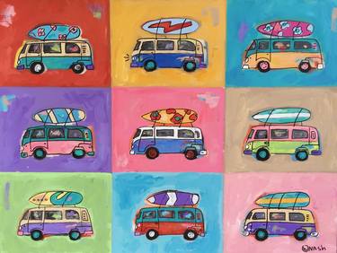 Print of Automobile Paintings by Brian Nash