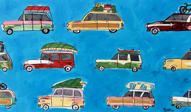 Print of Pop Art Automobile Paintings by Brian Nash