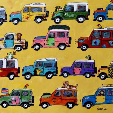 Print of Pop Art Car Paintings by Brian Nash